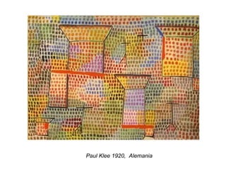     Paul Klee 1920,  Alemania 