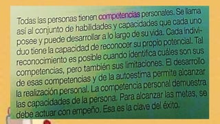 Tema 5 competencia, exito y derrota