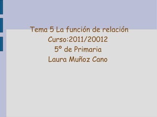 Tema 5 Laura Muñoz