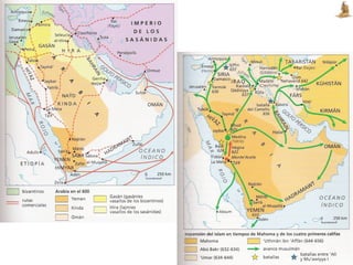 Expansión primeros cuatro
califas
Arabia preislámica
 