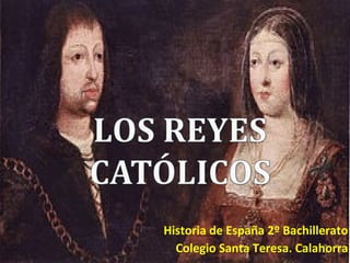 Historia de España 2º Bachillerato
Colegio Santa Teresa. Calahorra
 