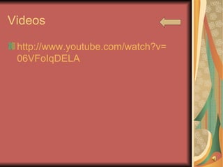 Videos http:// www.youtube.com / watch?v = 06VFoIqDELA   