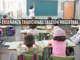 ENSEÑANZA TRADICIONAL: LECCIÓN MAGISTRAL
 