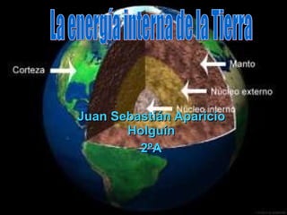 Juan Sebastián Aparicio Holguín 2ºA La energía interna de la Tierra 