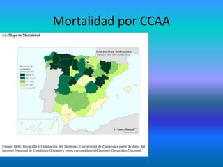 Mortalidad por CCAA
 