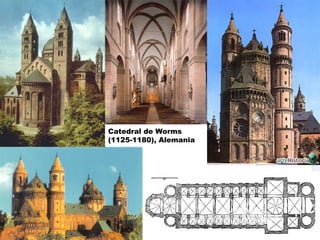3. La cultura y el arte



– Haga clic para modificar el estilo de texto del patrón
   Segundo nivel
     o Tercer nivel
         Cuarto nivel
            Quinto nivel
                            Catedral de Worms
                            (1125-1180), Alemania
 