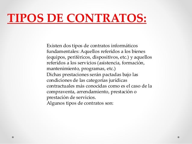 CONTRATO INFORMATICO