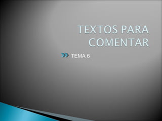 TEMA 6
 