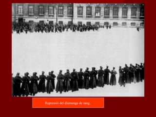 Repressió del diumenge de sang.
 