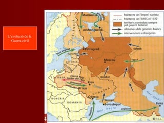 L’evolució de la
Guerra civil
 