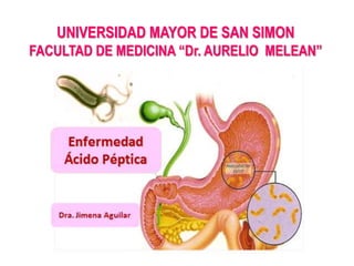 UNIVERSIDAD MAYOR DE SAN SIMON
FACULTAD DE MEDICINA “Dr. AURELIO MELEAN”
 