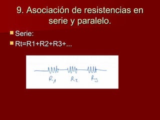 Tema 5. Circuitos Eléctricos, Circuits Elèctrics | PPT