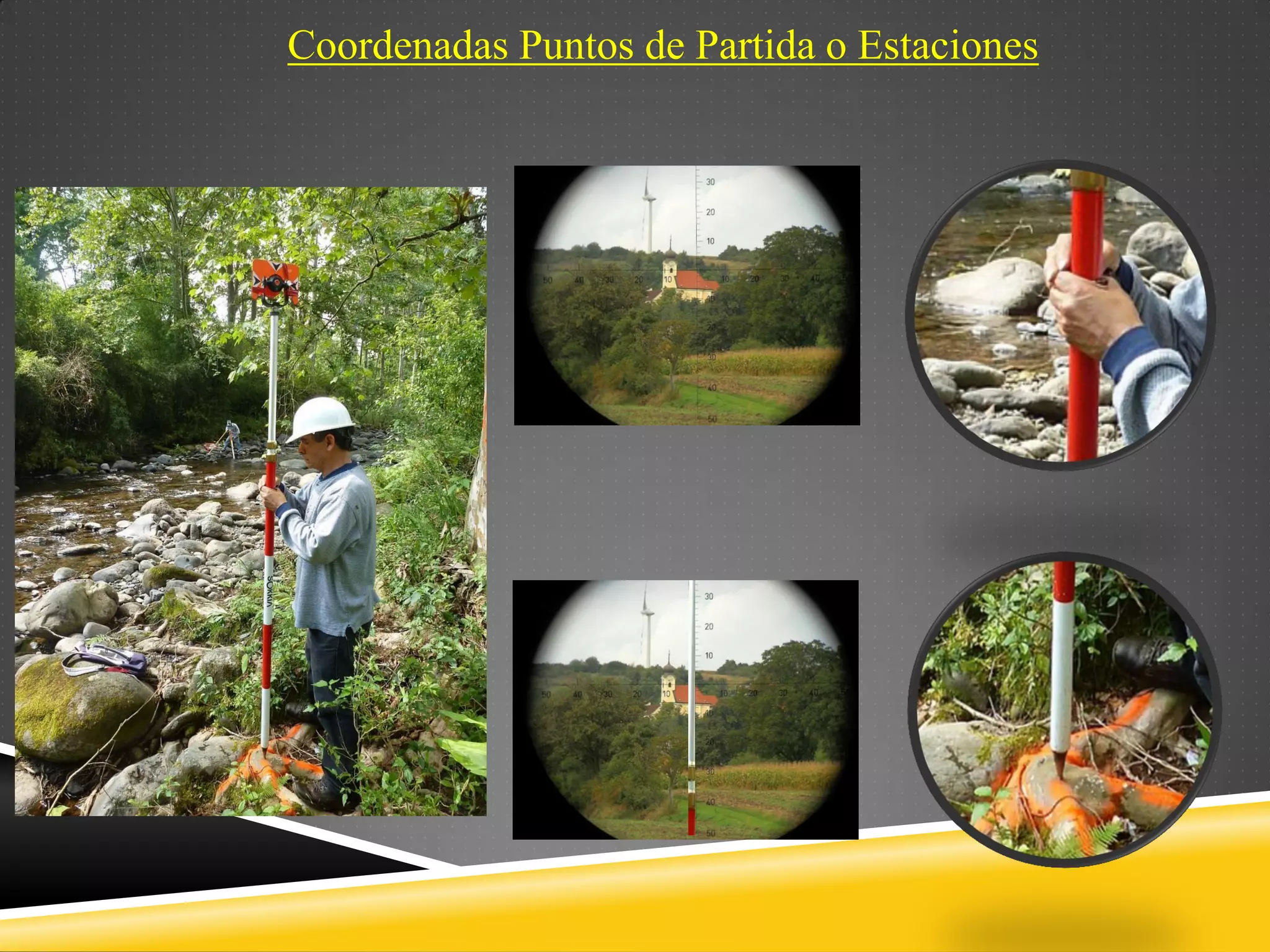 Coordenadas Puntos de Partida o Estaciones
 