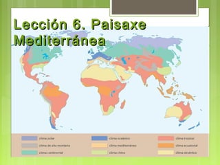 Lección 6. Paisaxe
Mediterránea
 