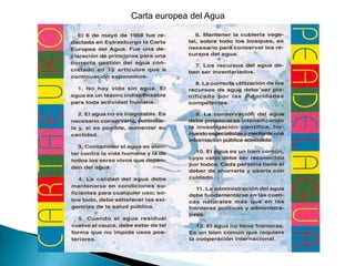 Carta europea del Agua
 