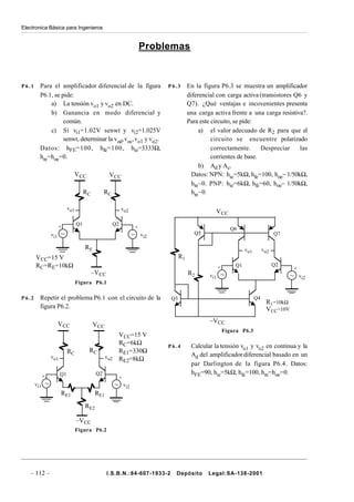 Tema 7:Amplificador Diferencial