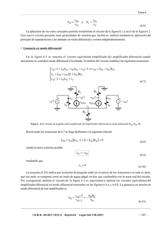 Tema 7:Amplificador Diferencial