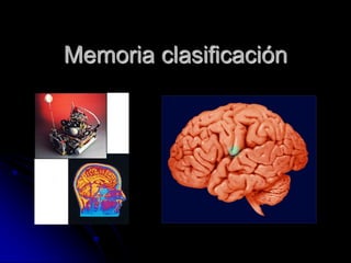 Memoria clasificación
 