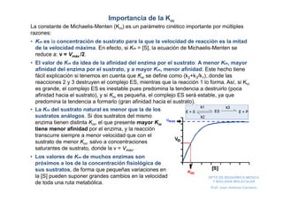 Tema 6 Cinetica Enzimatica Y Regulacion