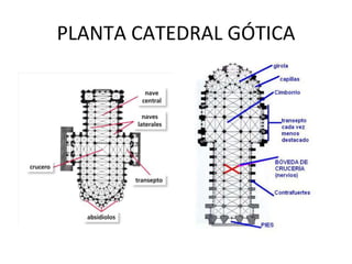 PLANTA CATEDRAL GÓTICA
 