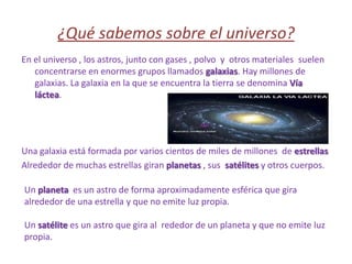 EL CIELO , LOS ASTROS Y EL UNIVERSOLa observación del cielo   Desde  siempre los seres humanos hemos observado el cielo a simple vista o con algúnInstrumento como los telescopios
