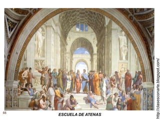 66
http://clasesconarte.blogspot.com/
ESCUELA DE ATENAS
 