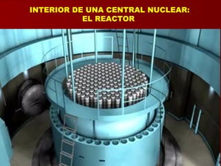 INTERIOR DE UNA CENTRAL NUCLEAR:
EL REACTOR
 