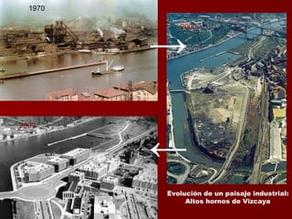 →
←
Evolución de un paisaje industrial:
Altos hornos de Vizcaya
1970
2000
2009
 