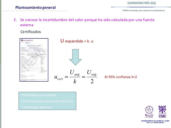 Calculo De La Incertidumbre , Cómo calcular la incertidumbre – MEVBRH