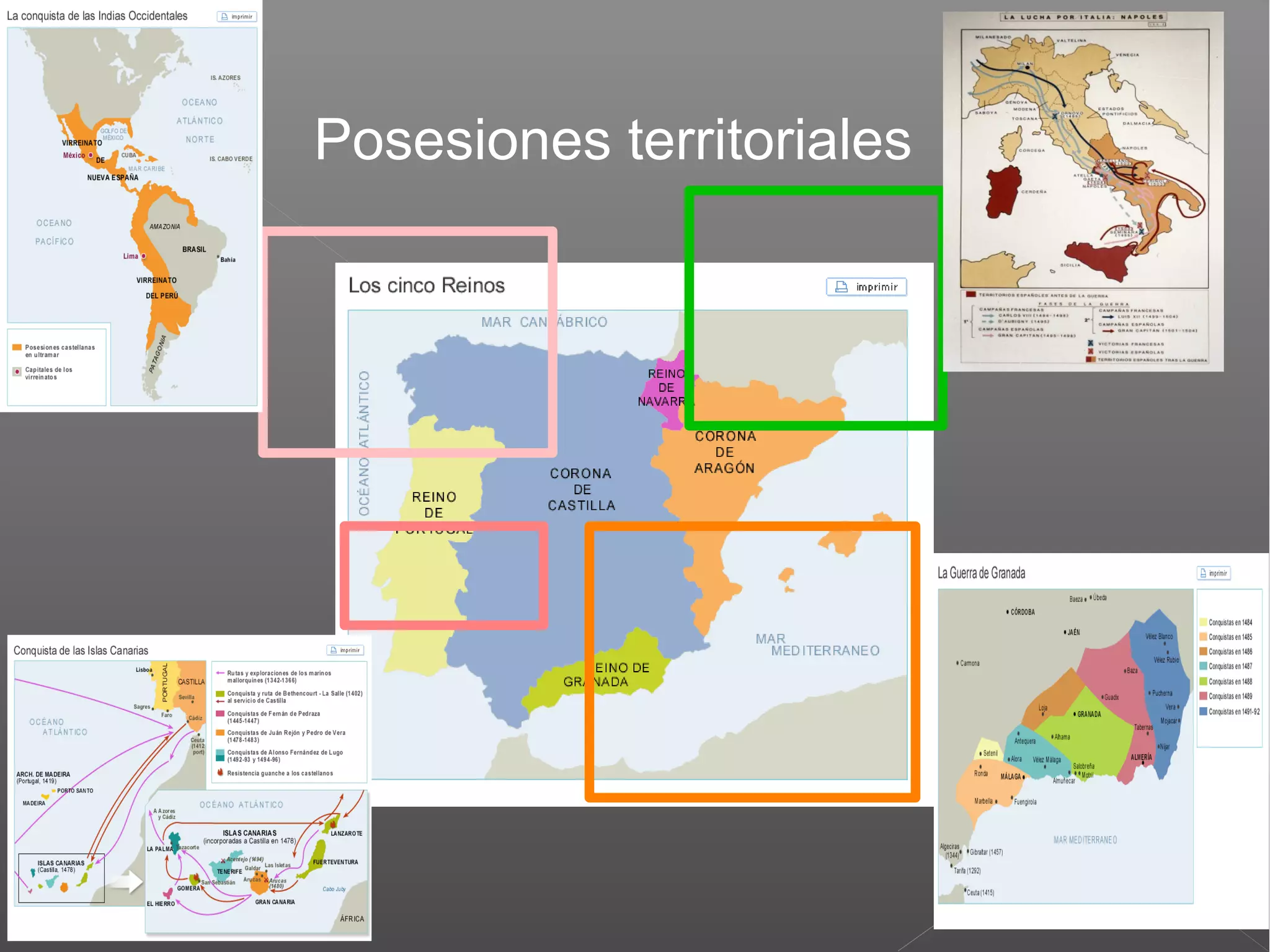 Posesiones territoriales
P

l

 