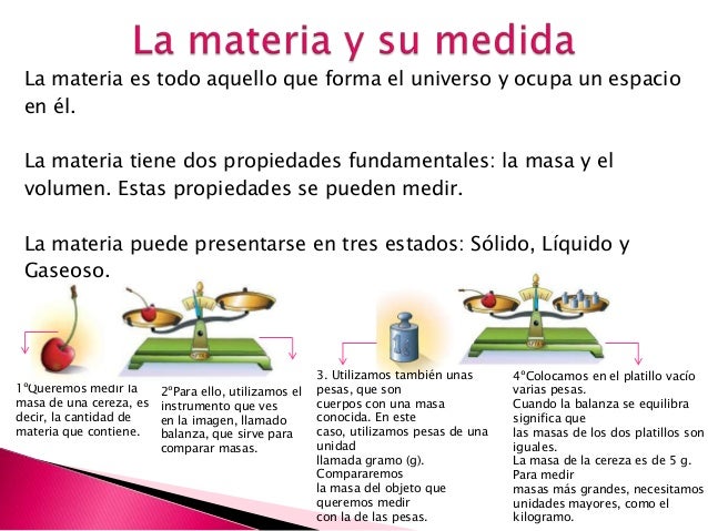 Tema 7 La materia y sus propiedades