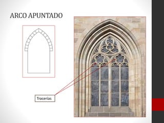 ARCO APUNTADO
Tracerías
 