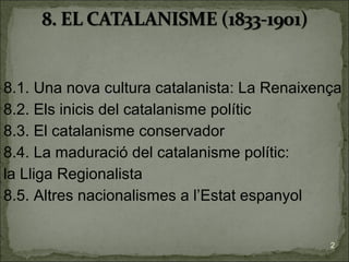 Tema 7-Catalanisme s. XIX | PPT