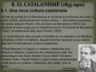Tema 7-Catalanisme s. XIX | PPT
