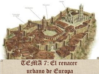 TEMA 7: El renacer
 urbano de Europa
 