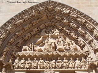 3   Tímpano. Puerta del Sarmental.
 