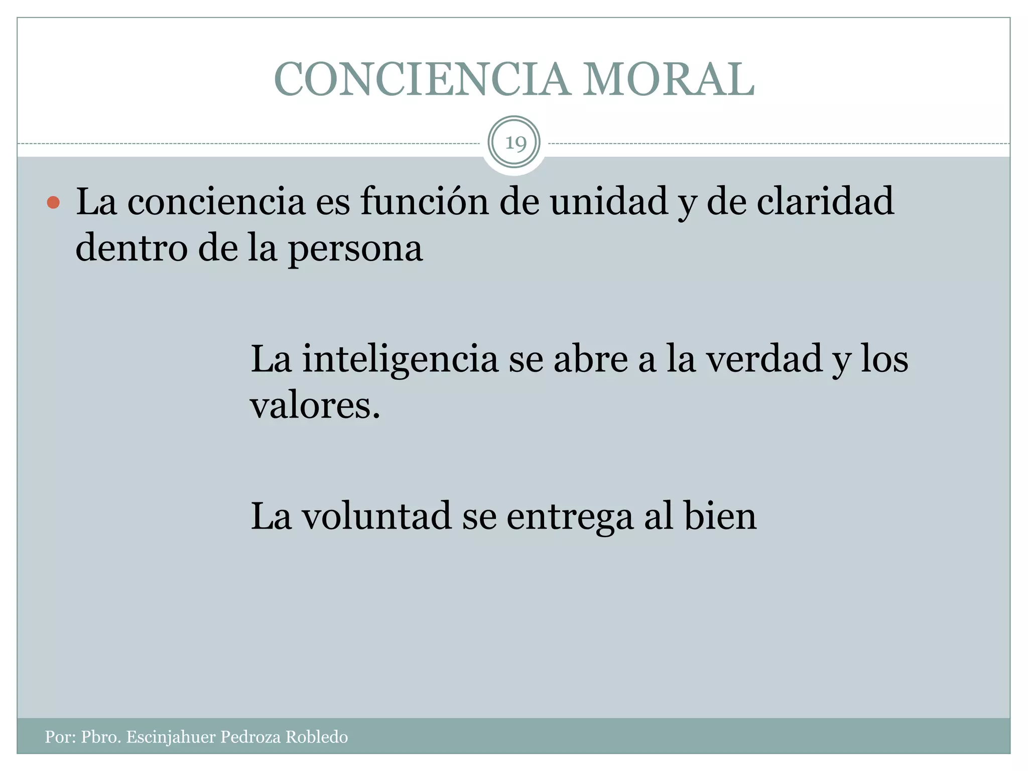 Tema 7 naturaleza de la conciencia moral | PPTX | Spirituality ...