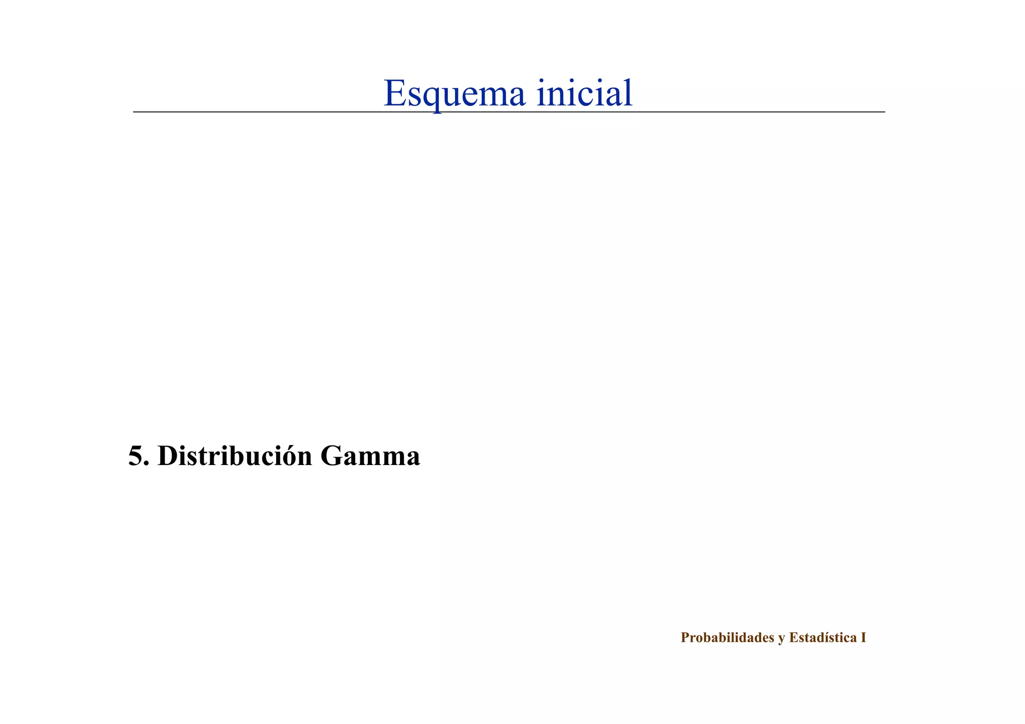 Esquema inicial
1 Di t ib ió U if1 Di t ib ió U if1 Di t ib ió U if1. Distribución Uniforme1. Distribución Uniforme1. Distribución Uniforme
2. Distribución Normal2. Distribución Normal2. Distribución Normal
3. Distribución Exponencial3. Distribución Exponencial3. Distribución Exponencial
4. Distribución Erlang4. Distribución Erlang4. Distribución Erlang
5. Distribución Gamma
6. Distribución Beta6. Distribución Beta6. Distribución Beta6. Distribución Beta6. Distribución Beta6. Distribución Beta
Probabilidades y Estadística I
 
