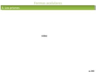 p.240 3. Los priones Formas acelulares video 
