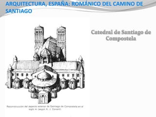 ARQUITECTURA, ESPAÑA: ROMÁNICO DEL CAMINO DE
SANTIAGO
 