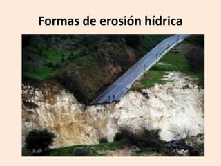 Formas de erosión hídrica

 
