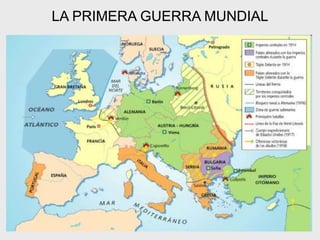 LA PRIMERA GUERRA MUNDIAL
 