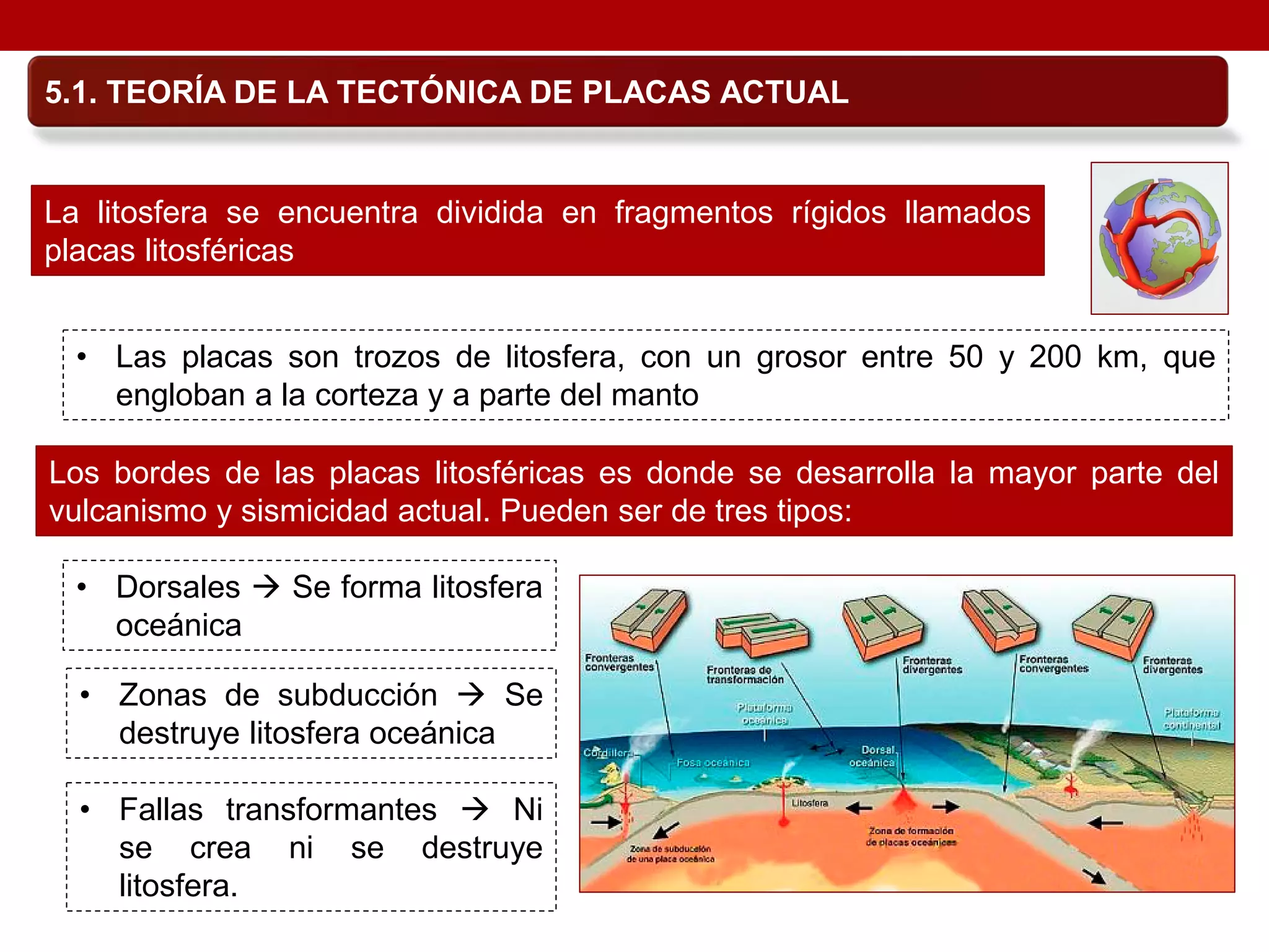 Tema 7 la tectonica de placas 2018 | PDF