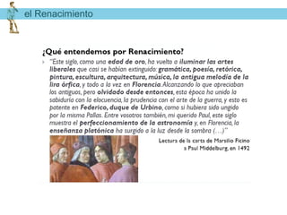 el Renacimiento
 