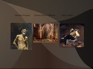 Mariano Fortuny Genaro Pèrez Villaamil Martì Alsina
 