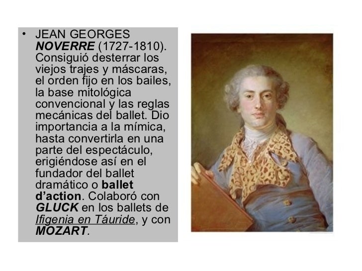 Resultado de imagen para IMAGENES JEAN JORGE NOVERRE