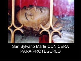 San Sylvano Mártir CON CERA
    PARA PROTEGERLO
 