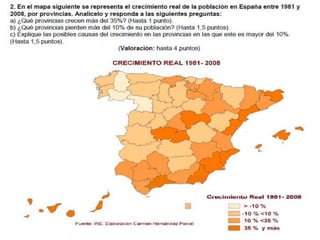 2º de Bachillerato GEO - Tema 8 - La población española