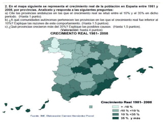 2º de Bachillerato GEO - Tema 8 - La población española