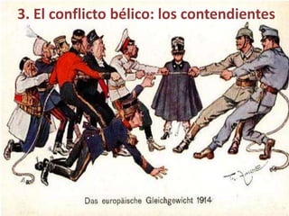 3. El conflicto bélico: los contendientes
 